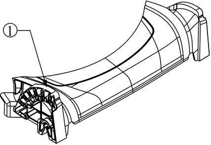 Front Cover Diagram and Parts List for 11A-A13M345 2021 Yard Machines Lawn Mower